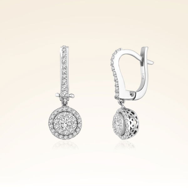 0,69 Karat Fantezi Pırlanta Küpe - Pare Pırlanta