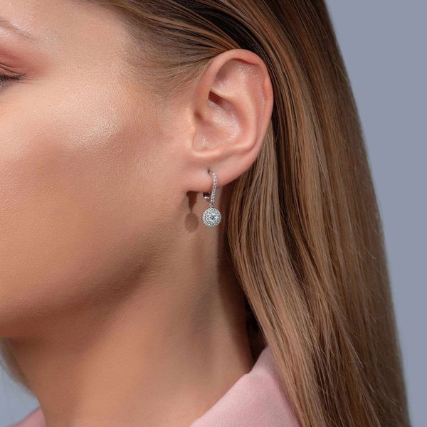 0,69 Karat Fantezi Pırlanta Küpe - Pare Pırlanta