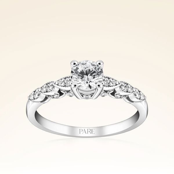 0,69 Karat Kolu Taşlı Tektaş Pırlanta Yüzük - Pare Pırlanta