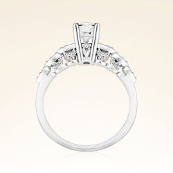 0,69 Karat Kolu Taşlı Tektaş Pırlanta Yüzük - 3