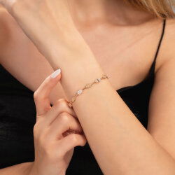 0,69 Karat Pırlanta Rose Trend Bileklik - 2