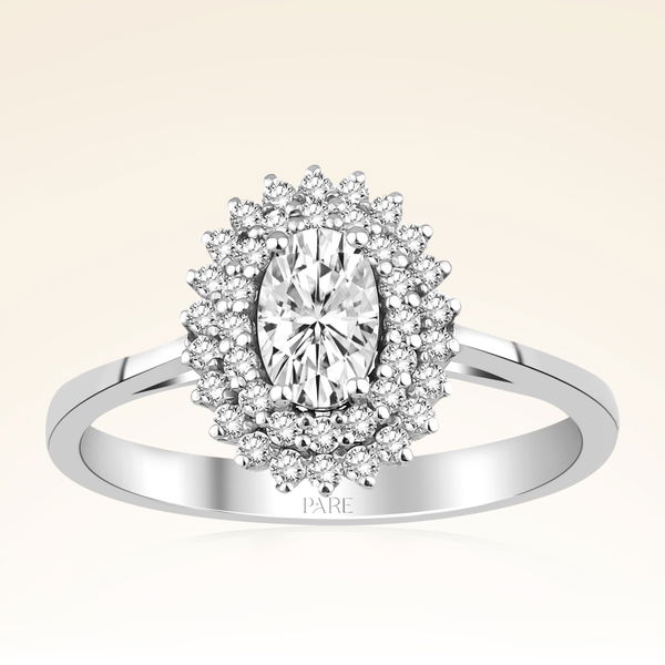 0,70 Karat Fantezi Pırlanta Yüzük - Pare Pırlanta