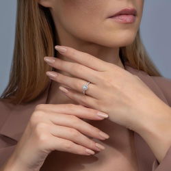 0,70 Karat Fantezi Pırlanta Yüzük - PR00574 - 4