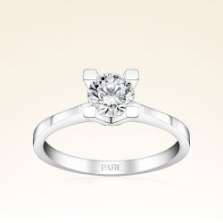 G Renk 0,70 Karat GIA Sertifikalı Tektaş Pırlanta Yüzük - 1