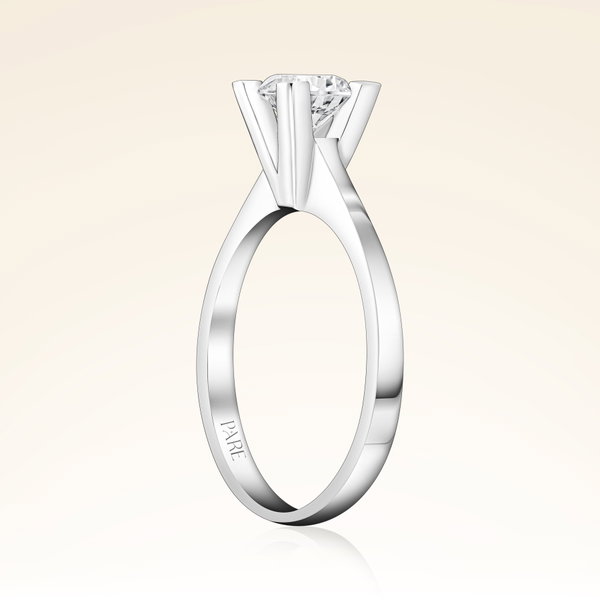 D Renk 0,70 Karat HRD Sertifikalı Tektaş Pırlanta Yüzük - Pare Pırlanta