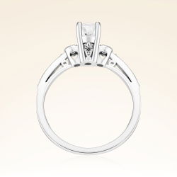 0,70 Karat Kolu Taşlı Tektaş Pırlanta Yüzük - PR00399 - 3