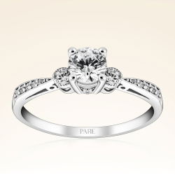 0,70 Karat Kolu Taşlı Tektaş Pırlanta Yüzük - PR00399 - 1