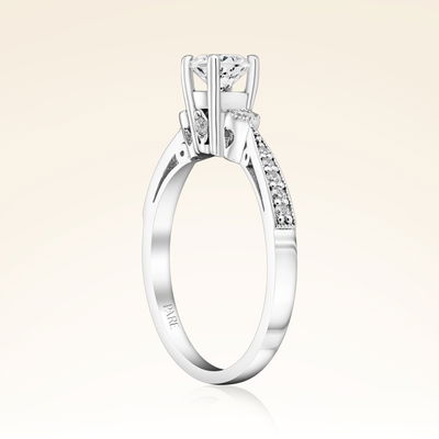 0,70 Karat Kolu Taşlı Tektaş Pırlanta Yüzük - Pare Pırlanta