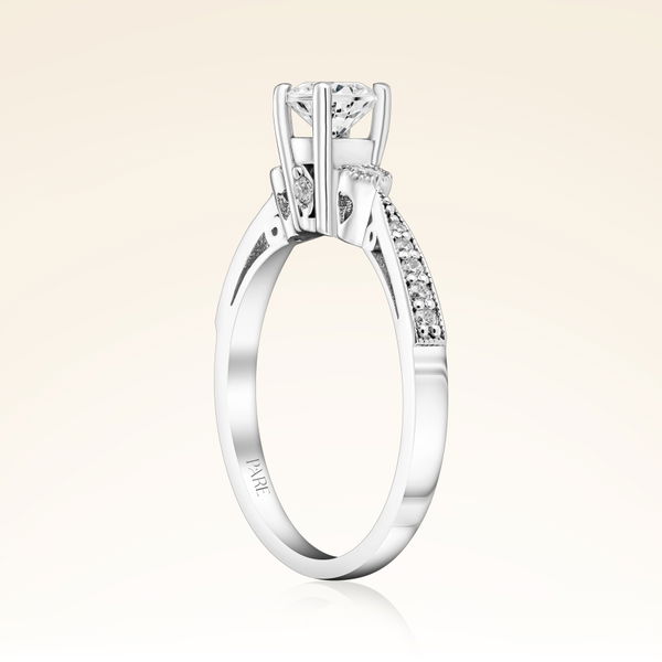 0,70 Karat Kolu Taşlı Tektaş Pırlanta Yüzük - Pare Pırlanta