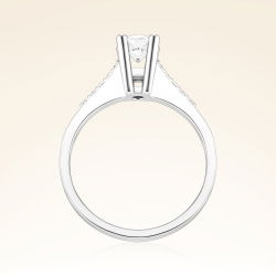 0,70 Karat Kolu Taşlı Tektaş Pırlanta Yüzük - PR01181 - 3