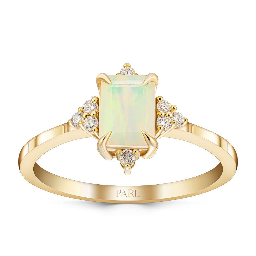 0,70 Karat Opal Pırlanta Yüzük - PR01147 - 1