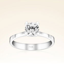 G Renk 0,70 Karat GIA Sertifikalı Tektaş Pırlanta Yüzük - 1