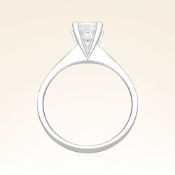 G Renk 0,70 Karat HRD Sertifikalı Tektaş Pırlanta Yüzük - 3