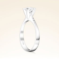 G Renk 0,70 Karat HRD Sertifikalı Tektaş Pırlanta Yüzük - 2