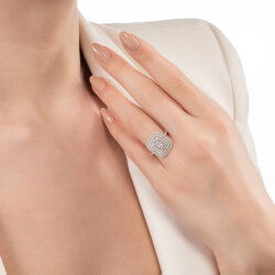 0,70 Karat Pırlantalı Baget Yüzük - PR01321 - 3
