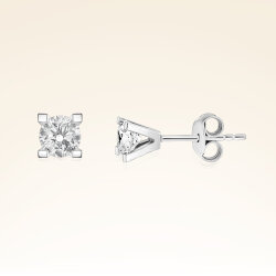 0,70 Karat Tektaş Pırlanta Küpe - PR00464 - 1