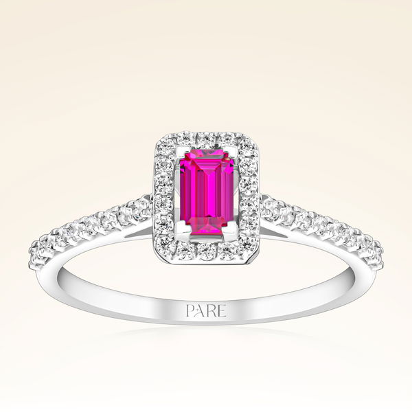 0,70 Karat Yakut Pırlanta Yüzük - Pare Pırlanta