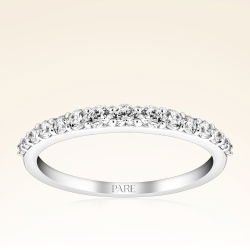 0,71 Karat Yarımtur Pırlanta Yüzük - 1