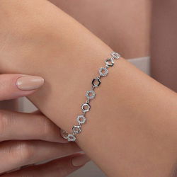0,72 Karat Fantezi Pırlanta Bileklik - PR00874-8 - 3