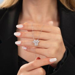 0,72 Karat Fantezi Pırlanta Kolye - 3