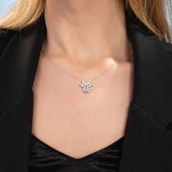 0,72 Karat Fantezi Pırlanta Kolye - 2