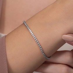 0,72 Karat Suyolu Pırlanta Bileklik - 4