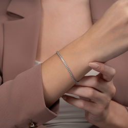 0,72 Karat Suyolu Pırlanta Bileklik - 3