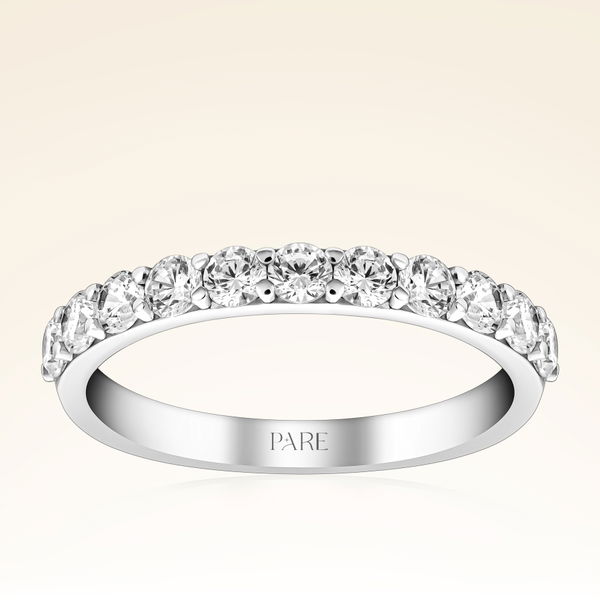 0,72 Karat Yarımtur Pırlanta Yüzük - Pare Pırlanta