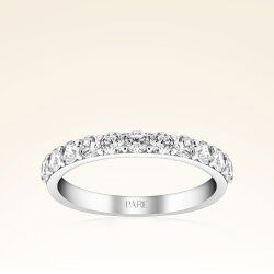 0,72 Karat Yarımtur Pırlanta Yüzük - 1