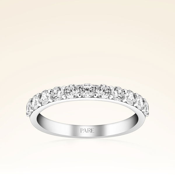 0,72 Karat Yarımtur Pırlanta Yüzük - Pare Pırlanta