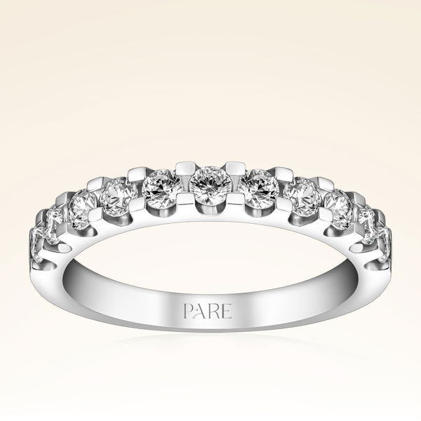 0,72 Karat Yarımtur Pırlanta Yüzük - Pare Pırlanta