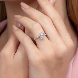 0,75 Karat Fantezi Pırlanta Yüzük - 5