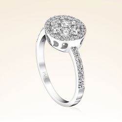 0,75 Karat Kolu Taşlı Fantezi Pırlanta Yüzük - PR00695 - 2