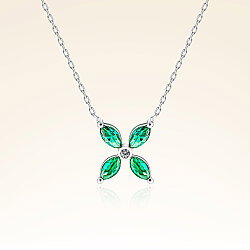 0,75 Karat Pırlantalı Zümrüt Set - 2
