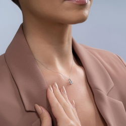 0,75 Karat Tektaş Pırlanta Kolye - PR00516 - 2
