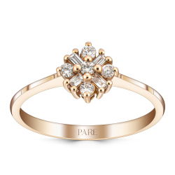 0,76 Karat Fantezi Pırlanta Set - PRS0028 - 3