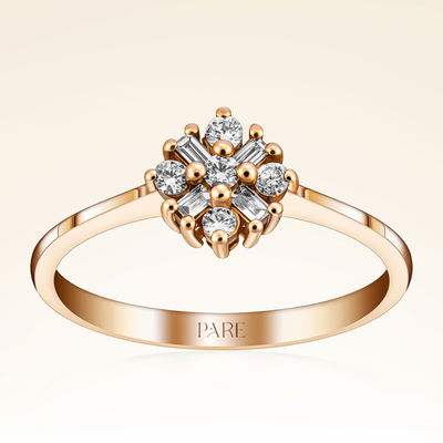 0,76 Karat Fantezi Pırlanta Set - Pare Pırlanta