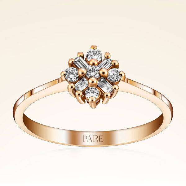 0,76 Karat Fantezi Pırlanta Set - Pare Pırlanta