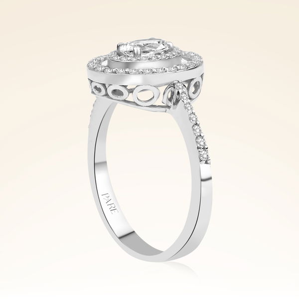 0,77 Karat Fantezi Pırlanta Yüzük - Pare Pırlanta