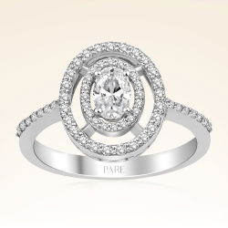 0,77 Karat Fantezi Pırlanta Yüzük - PR00258 - 1