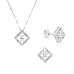 0,78 Karat Fantezi Pırlanta Set - PRS0024 - 1