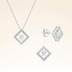 0,78 Karat Fantezi Pırlanta Set - 1