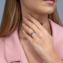 G Renk 0,80 Karat HRD Sertifikalı Tektaş Pırlanta Yüzük - PR00815-H40 - 4