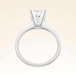 G Renk 0,80 Karat HRD Sertifikalı Tektaş Pırlanta Yüzük - 3