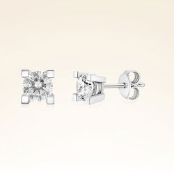 0,80 Karat Tektaş Pırlanta Küpe - PR00503 - 1