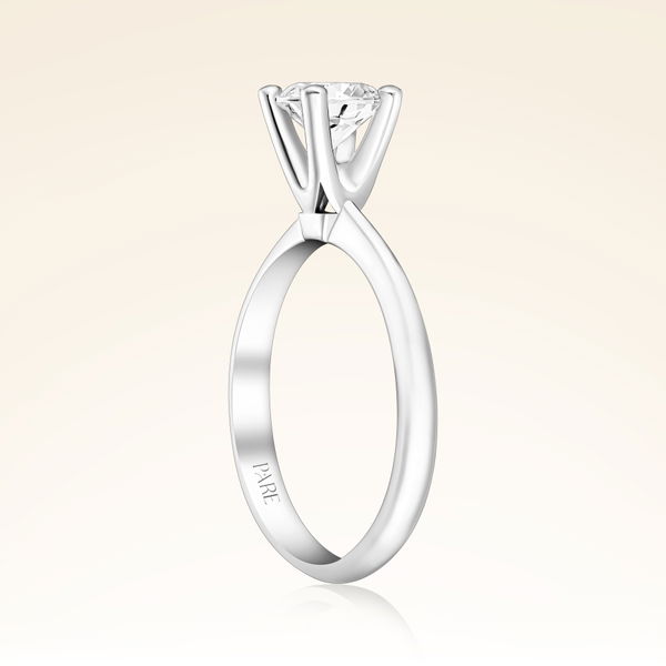 G Renk 0,80 Karat HRD Sertifikalı Tektaş Pırlanta Yüzük - Pare Pırlanta