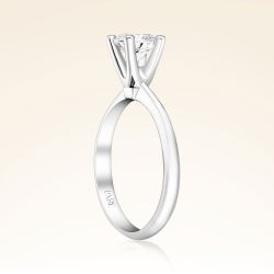 G Renk 0,80 Karat HRD Sertifikalı Tektaş Pırlanta Yüzük - 2