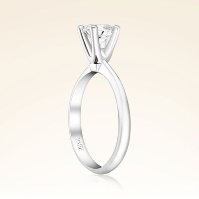 G Renk 0,80 Karat HRD Sertifikalı Tektaş Pırlanta Yüzük - Pare Pırlanta