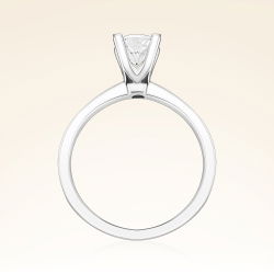 G Renk 0,80 Karat HRD Sertifikalı Tektaş Pırlanta Yüzük - 3