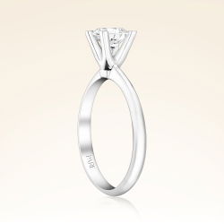 G Renk 0,80 Karat HRD Sertifikalı Tektaş Pırlanta Yüzük - 2